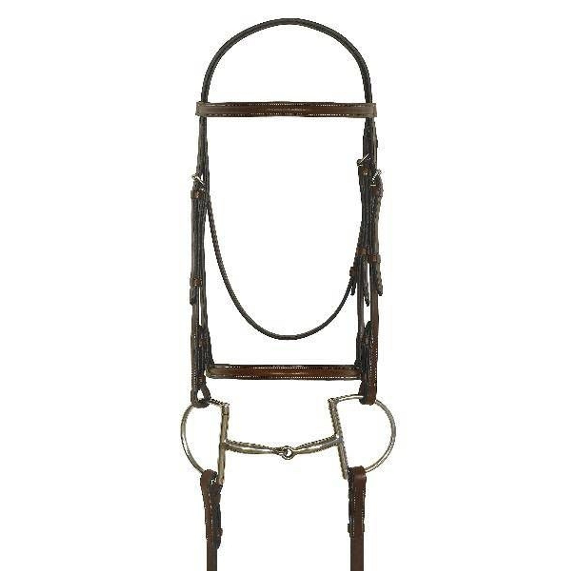 Camelot Gold Plain Raised Bridle