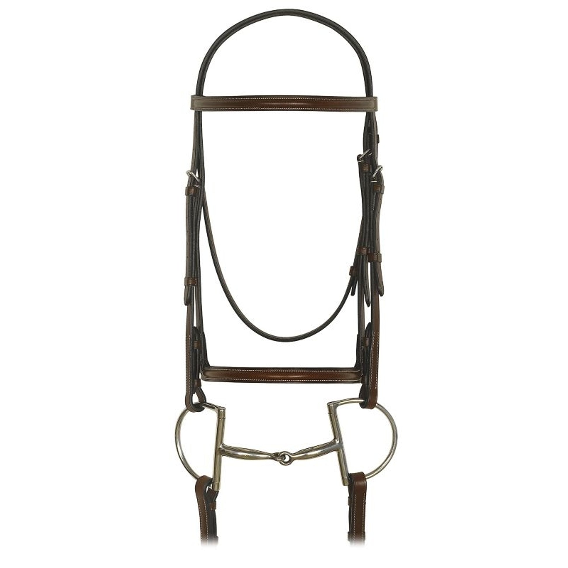 Camelot Gold Plain Raised Bridle