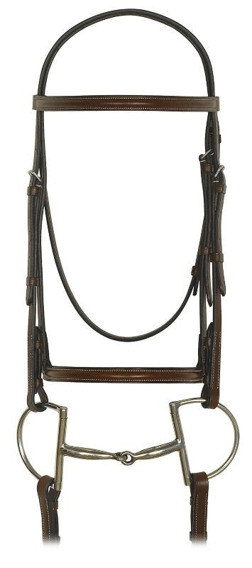 Camelot Gold Plain Raised Bridle