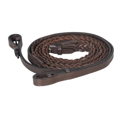 Henri de Rivel Plaited Reins 5/8 inch