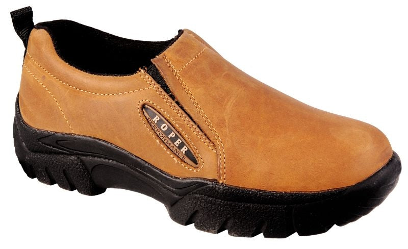 Roper Mens Oiled Leather Performance Slip On