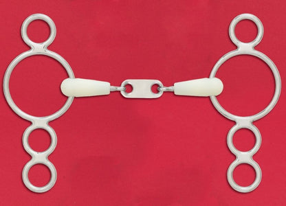 Happy Mouth 3 Ring French Mouth Gag Bit