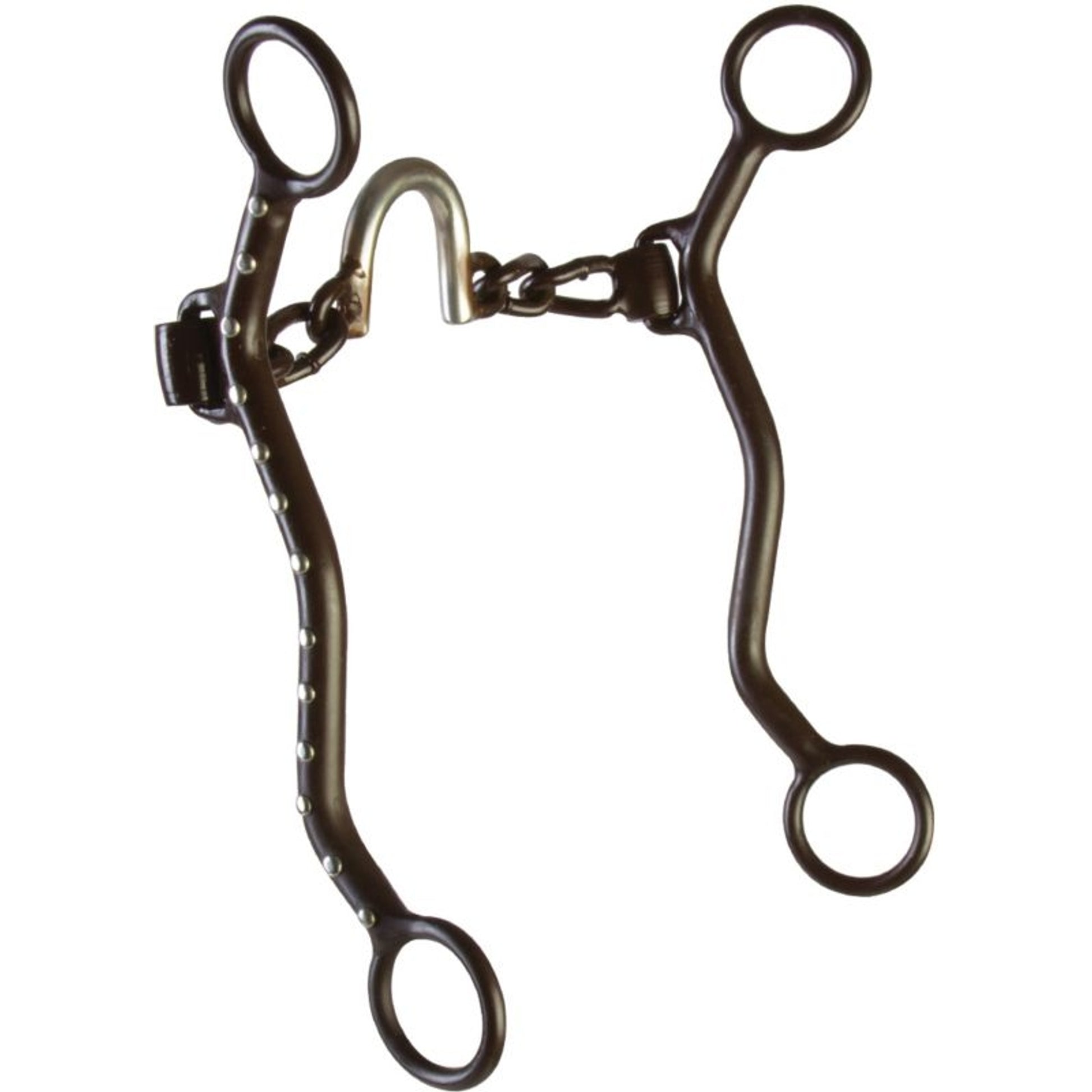 Westen AT Silver Dot Ported Chain Long Shank Bit