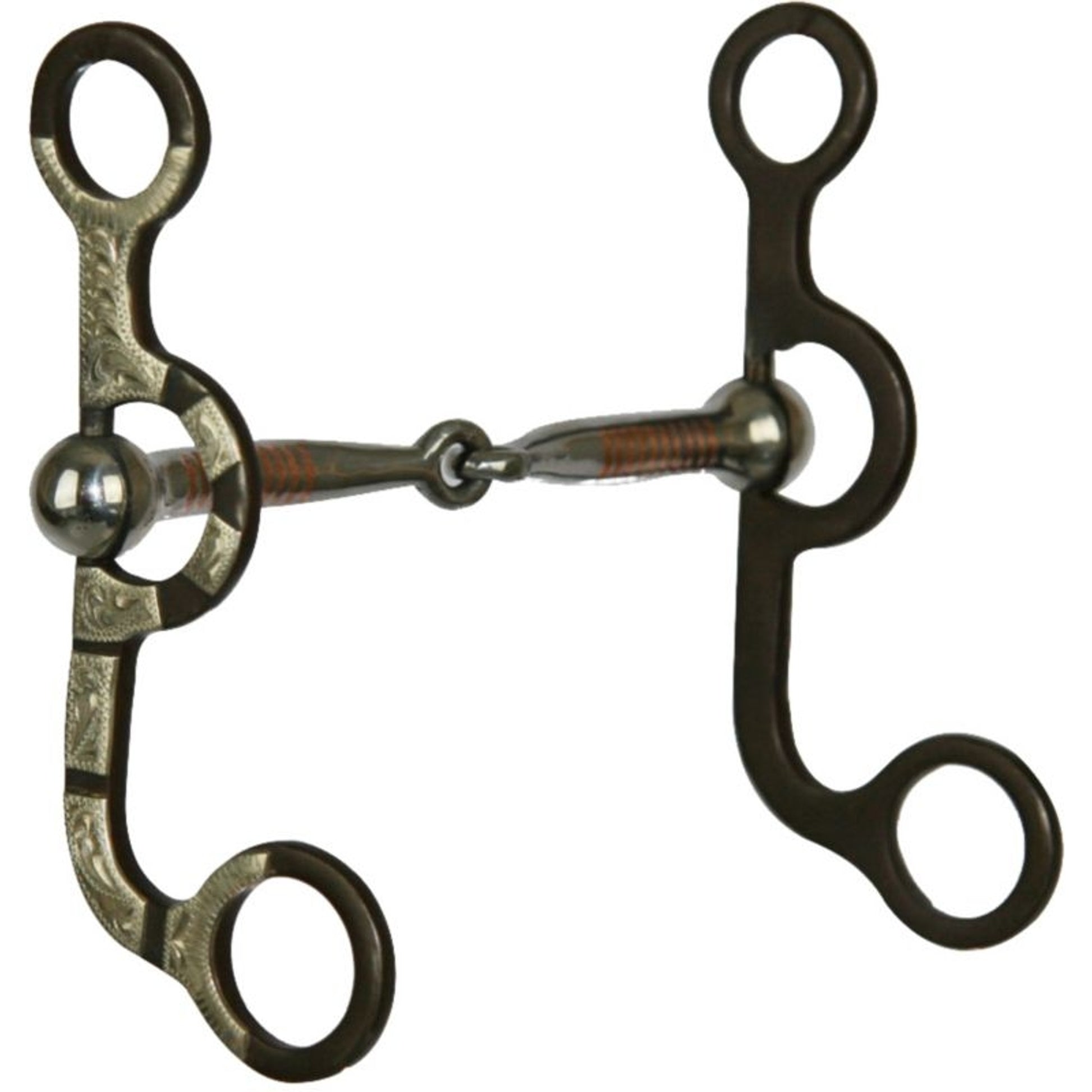 Western AT Silver Bar Snaffle Argentine Bit