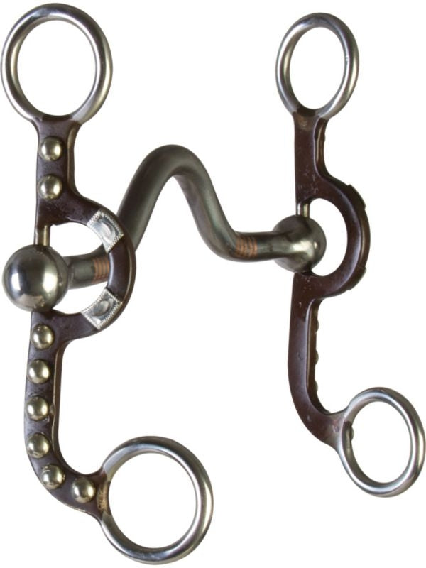 Western AT Silver Dot Med Port Argentine Bit