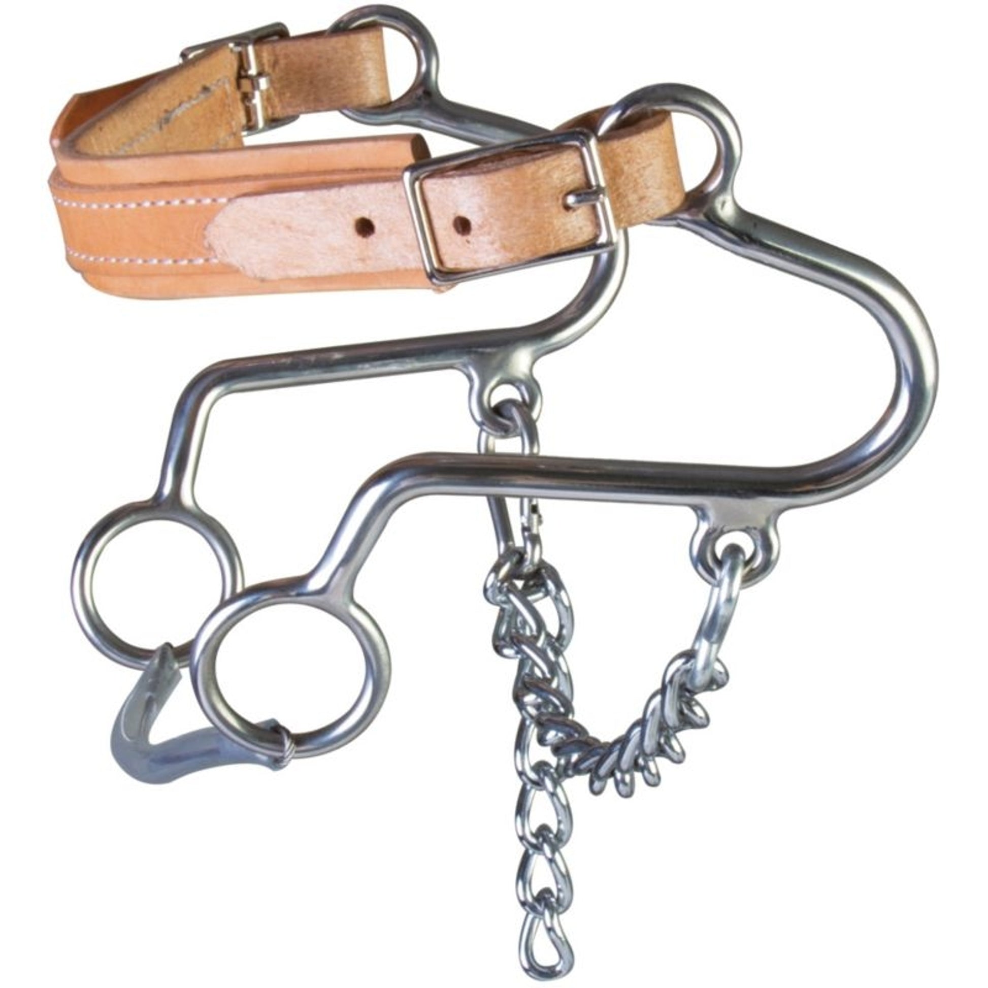 Western SS Leather Nose Little S Hackamore