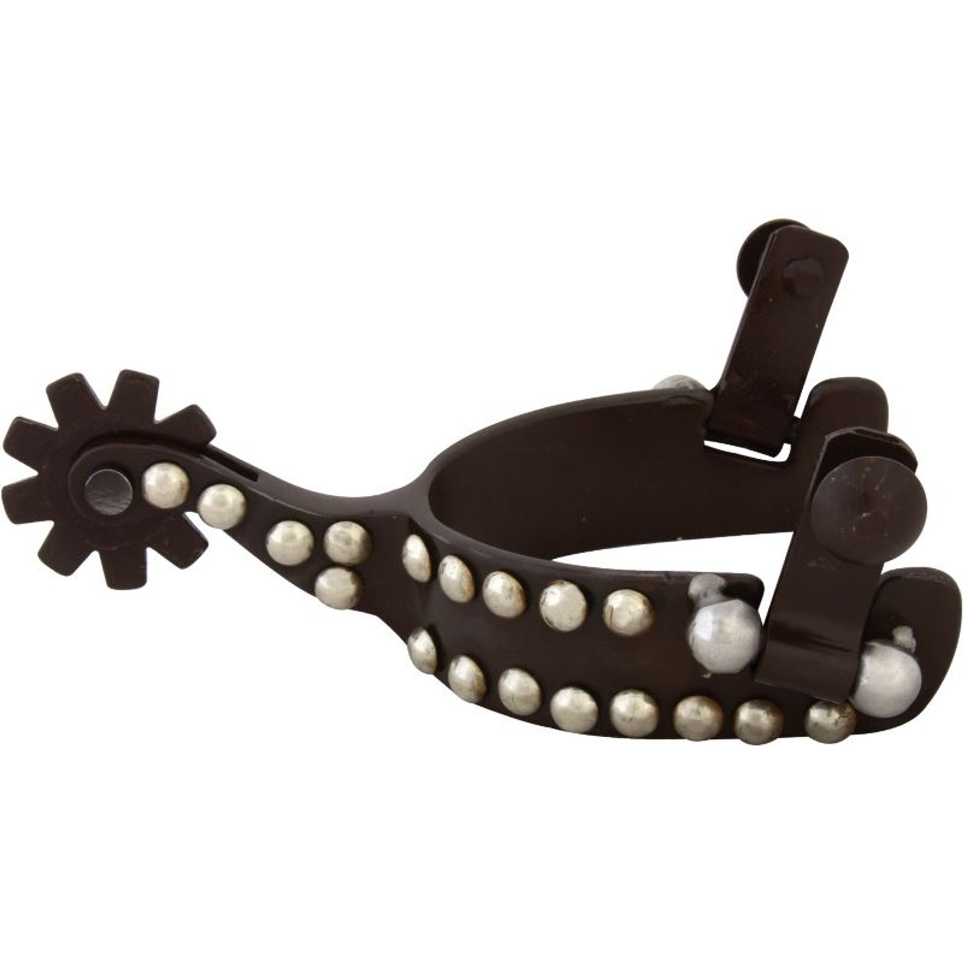 Western AT Silver Dot 9pt Youth Spurs