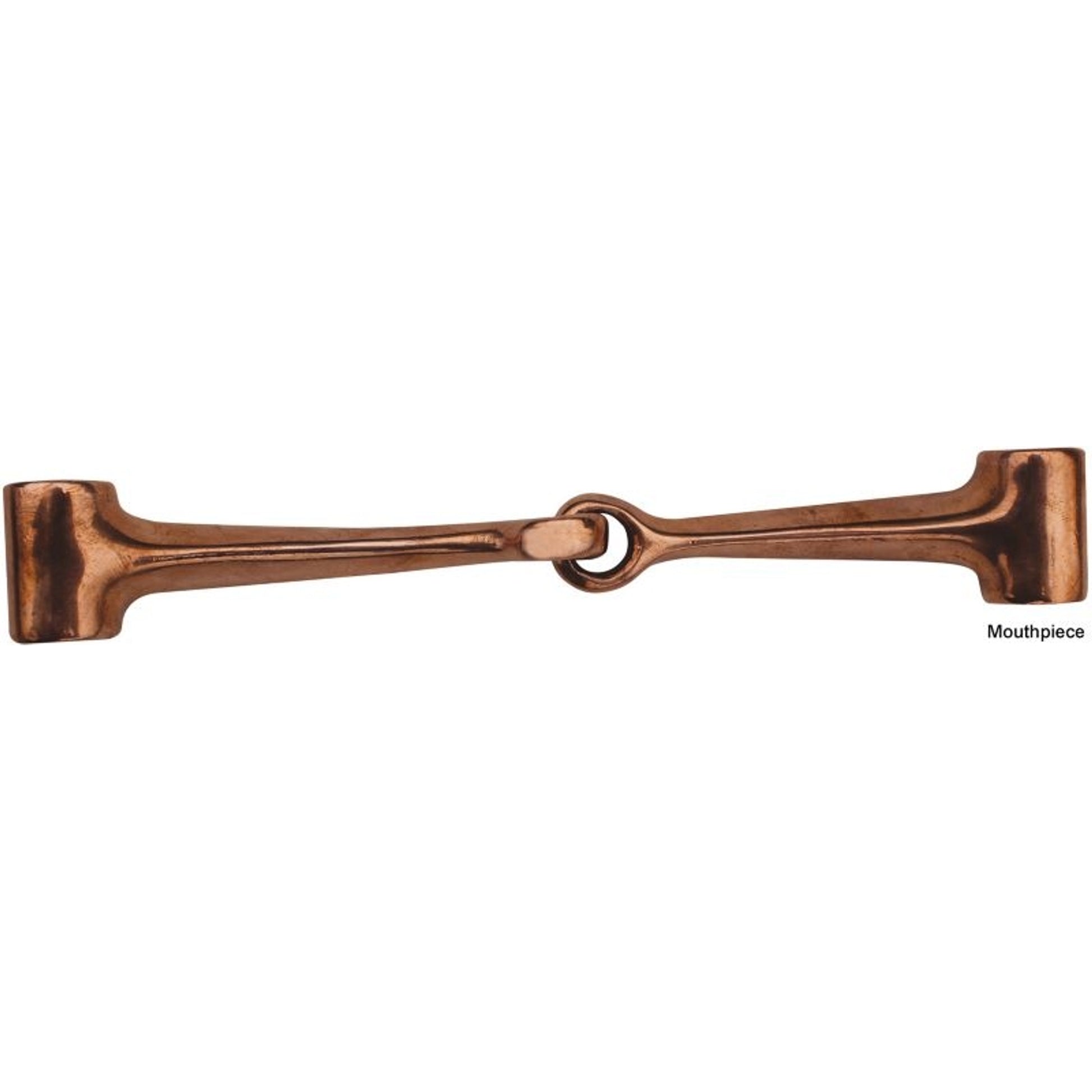 Bob Avila Copper Fishback Snaffle O-Ring Bit