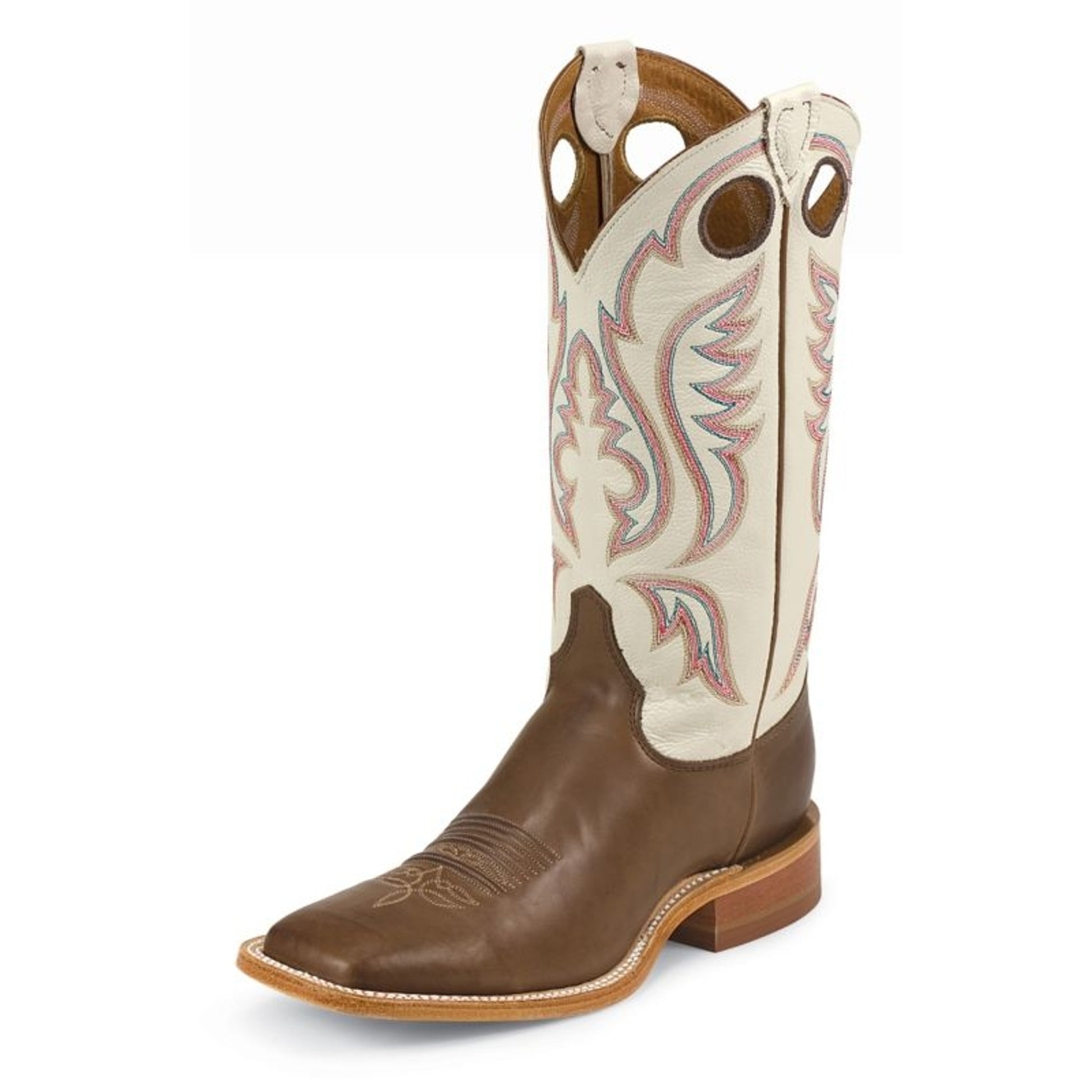 Justin Mens Bent Rail Sq Toe Boots