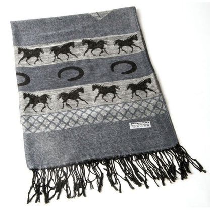 Equestrian Pashmina Scarf