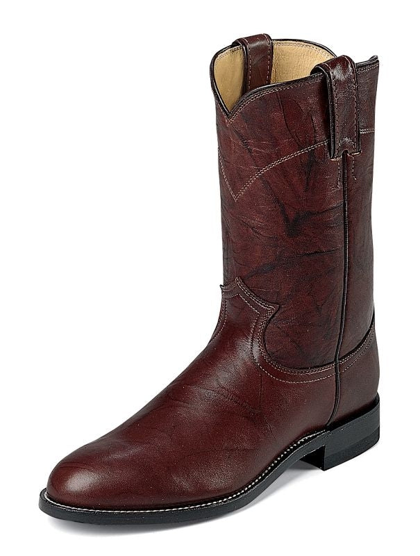 Justin Mens Roper Deerlite Dark Brown Boots