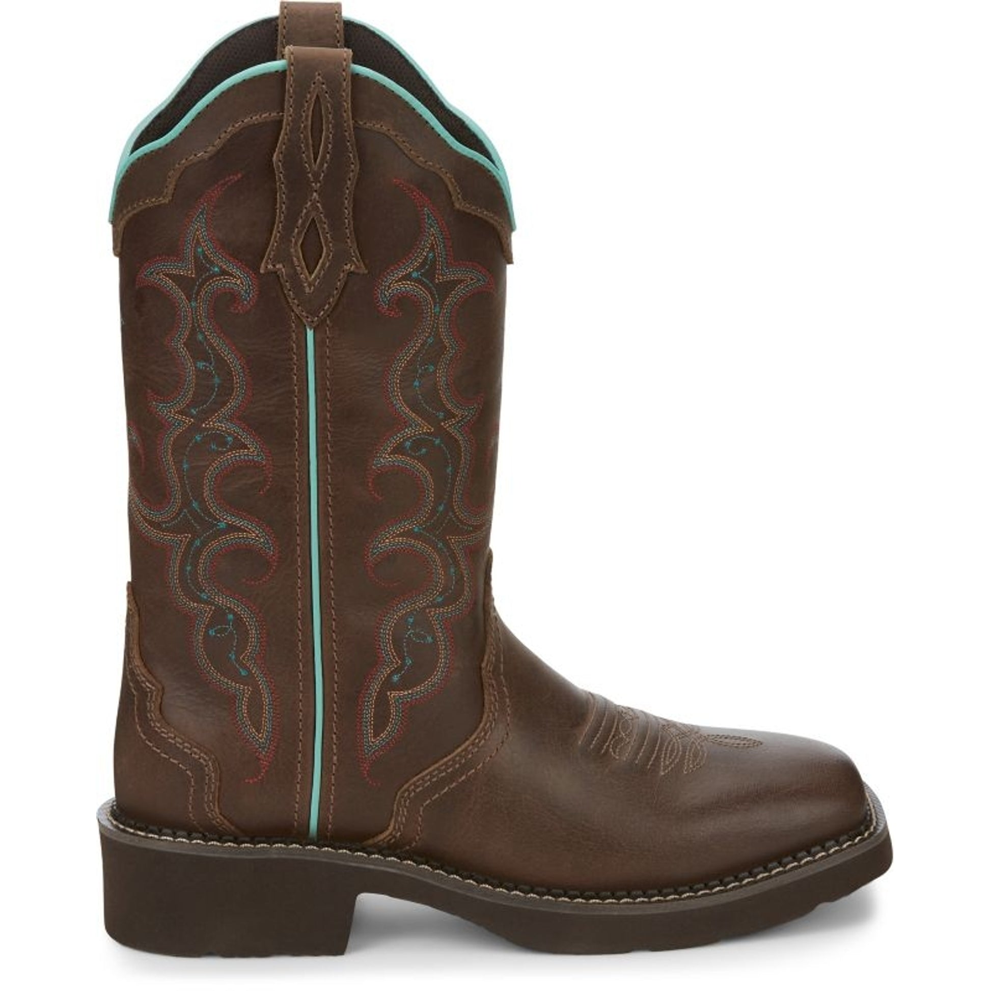 Justin Ladies Gypsy Raya Tan Square Toe Boots