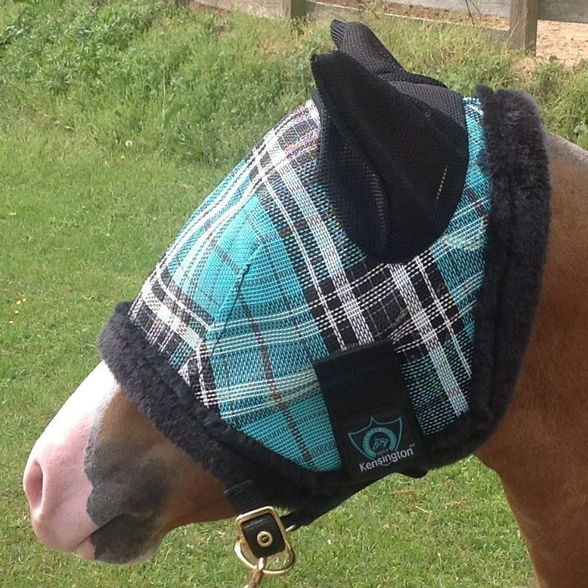 Kensington Miniature Signature Fly Mask with Plush Fl