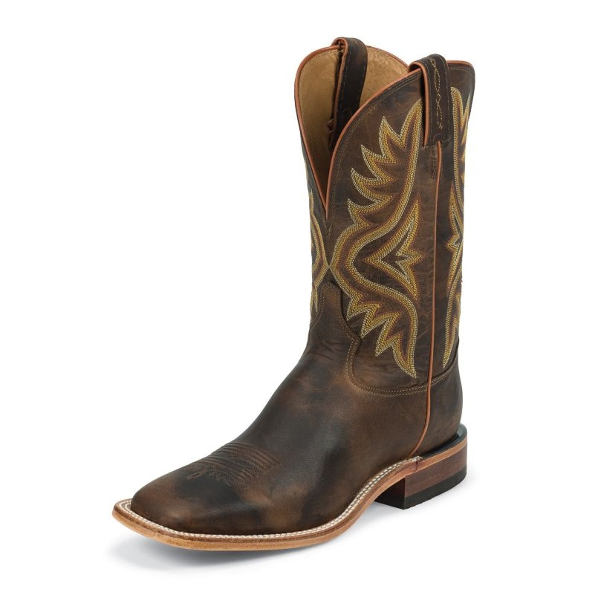 Tony Lama Mens Americana Sq Toe Tan Boots