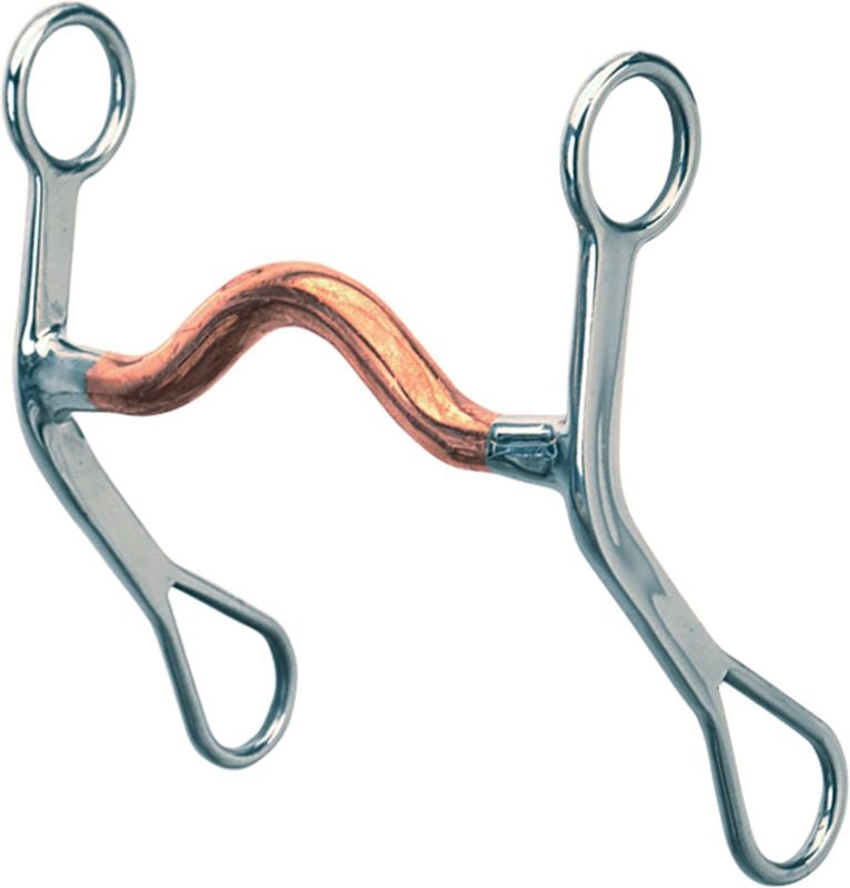 Weaver SS Medium Port Copper Mouth Curb Bit