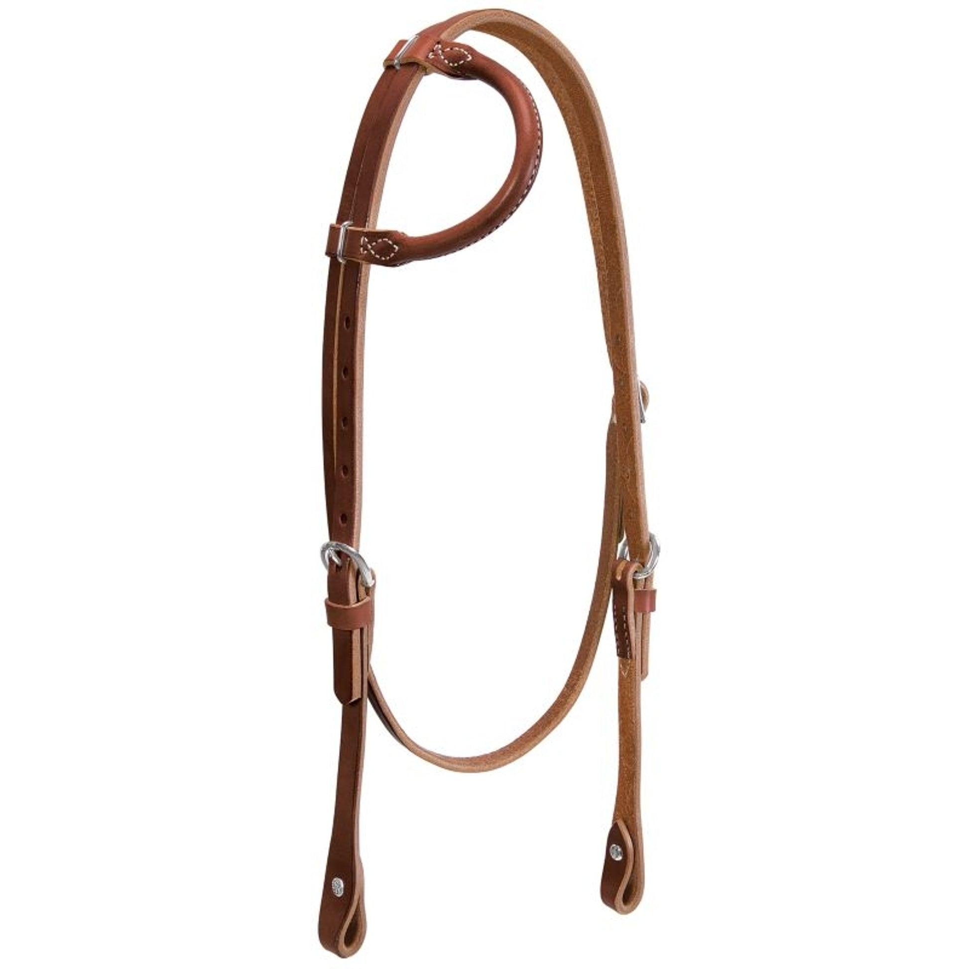Weaver Horizons Rolled Sliding Ear Headstall