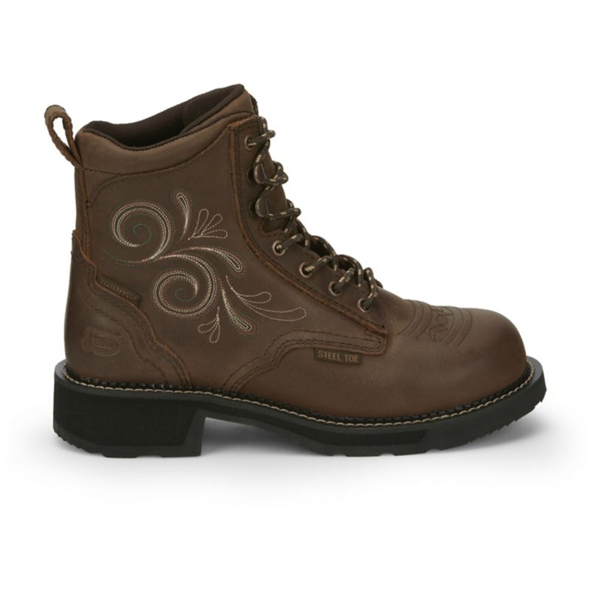 Justin Ladies Gypsy Katerina WP Steel Work Boots