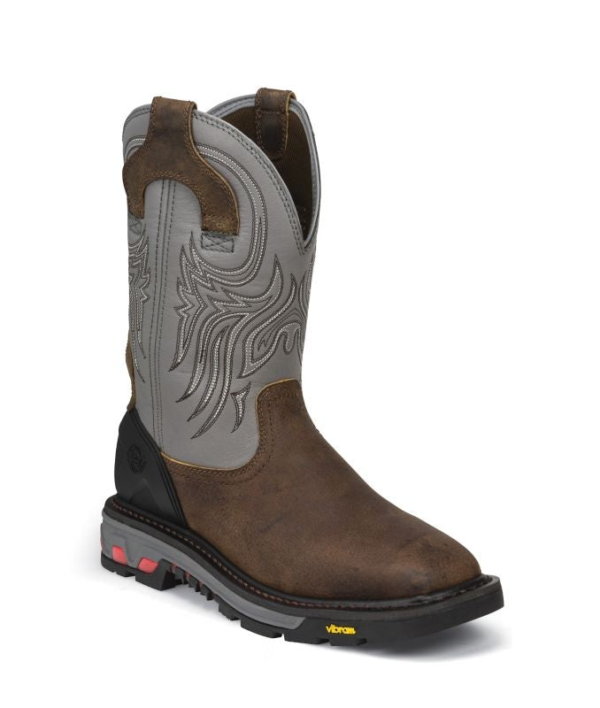 JOW Mens Tanker Waterproof Steel Toe Work Boots