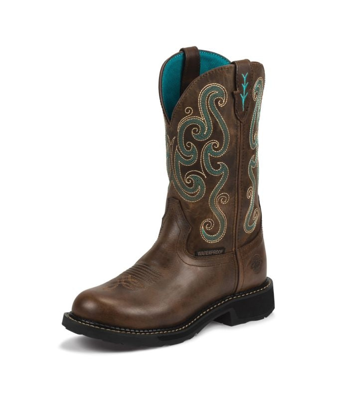Justin Ladies Gypsy Tasha WP Steel Work Boots