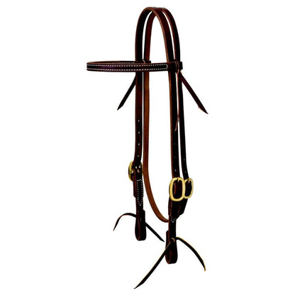 Weaver Working Cowboy Economy Hdstl with Brass