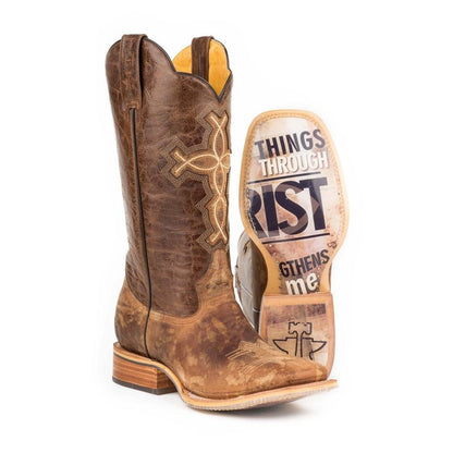 Tin Haul Mens Ichthys Aroundus Sq Toe Boots