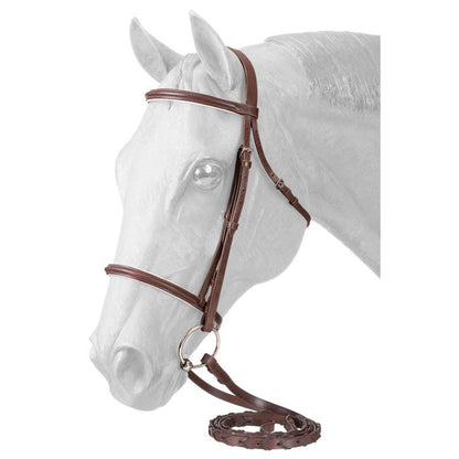 EquiRoyal Padded Noseband Snaffle Bridle