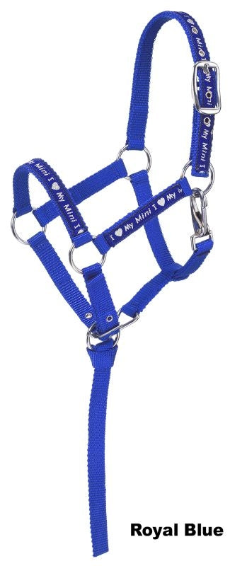 Tough1 Nylon Mini Halter with I Love My Mini