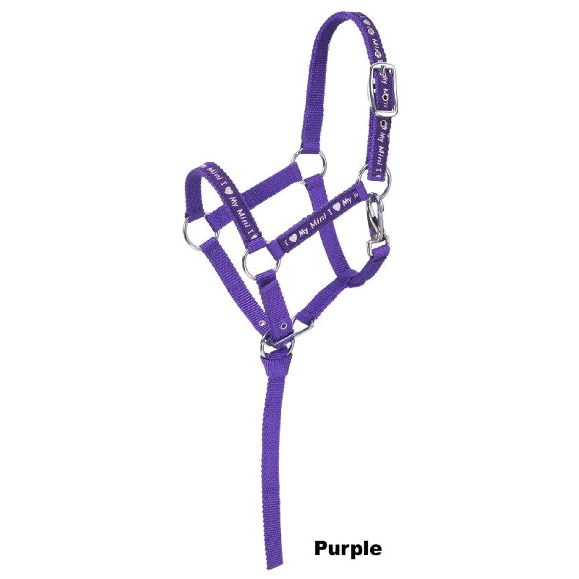 Tough1 Nylon Mini Halter with I Love My Mini