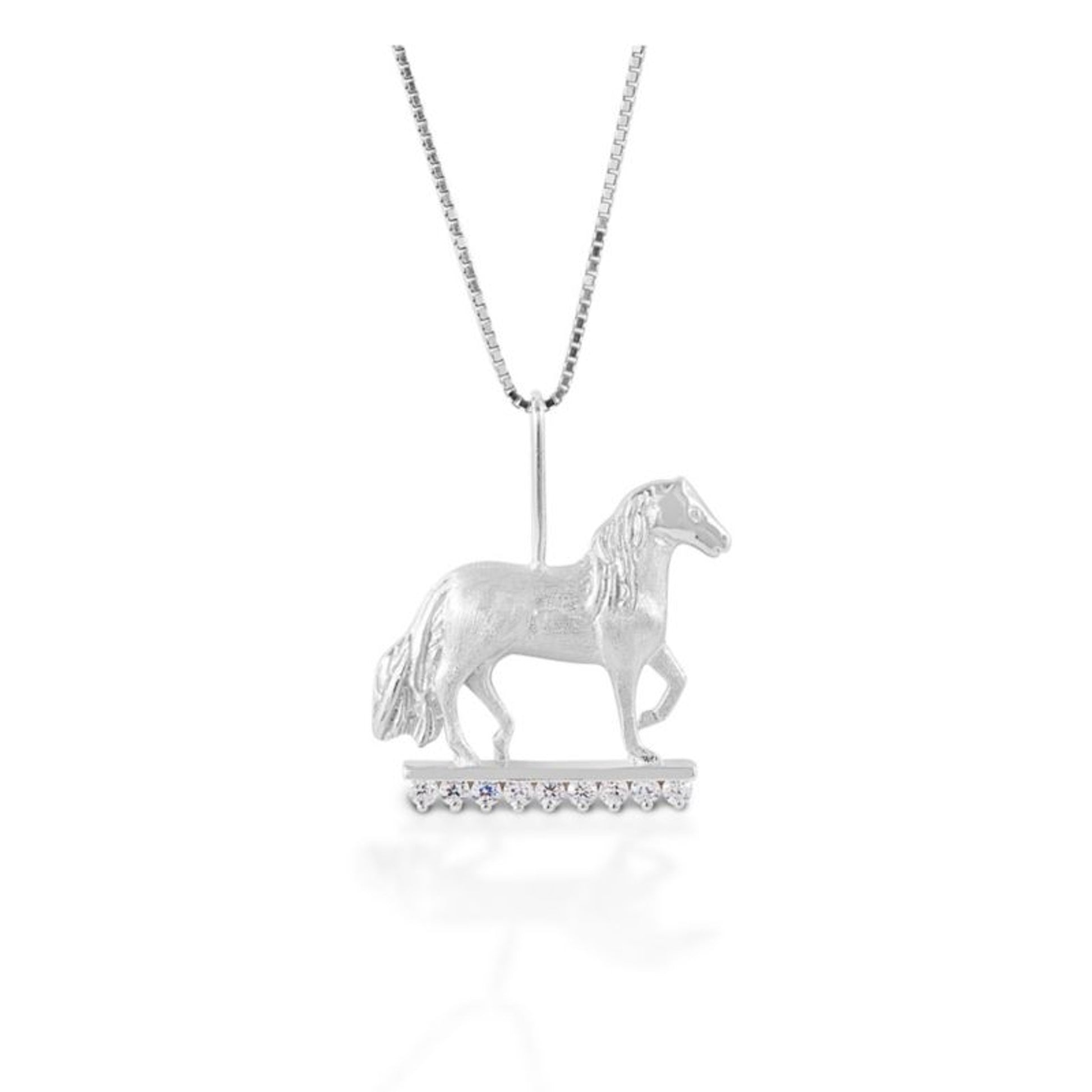 Kelly Herd Paso Fino Pendant with Stones
