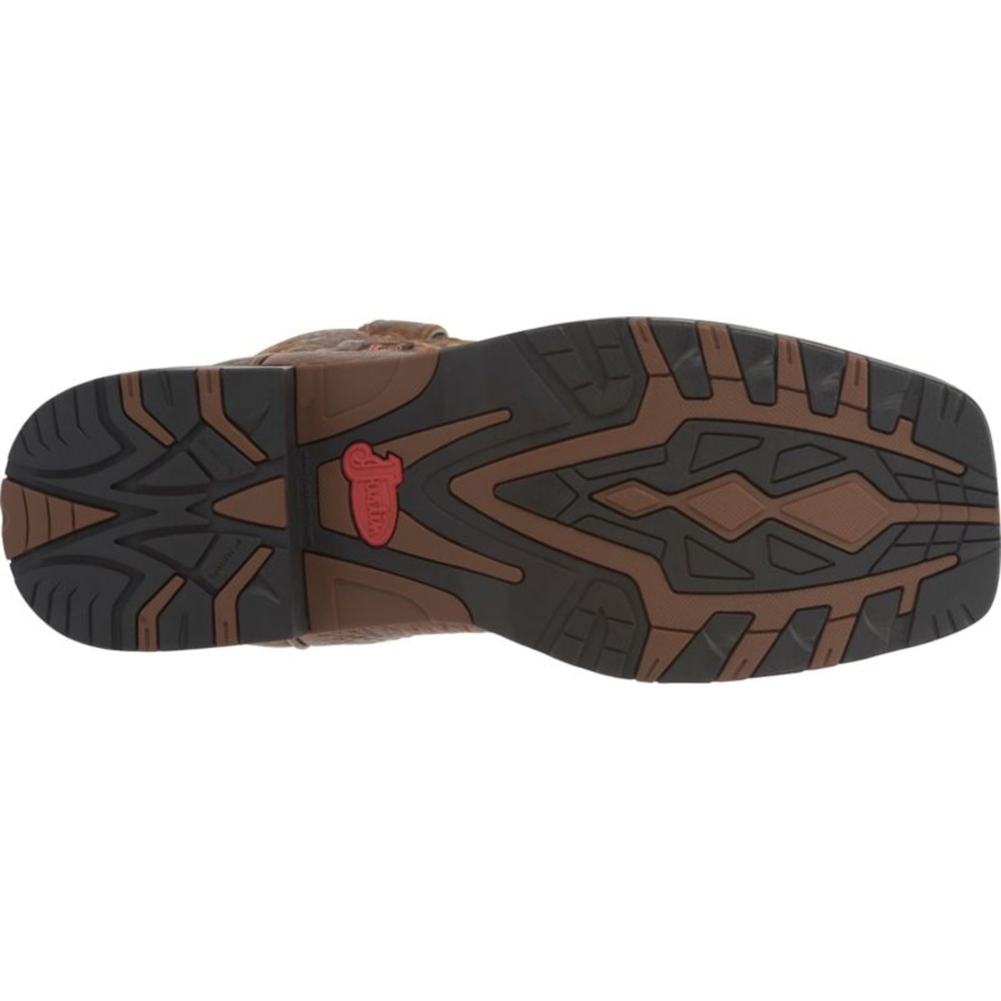 Justin Mens George Strait Fireman Sq Boots