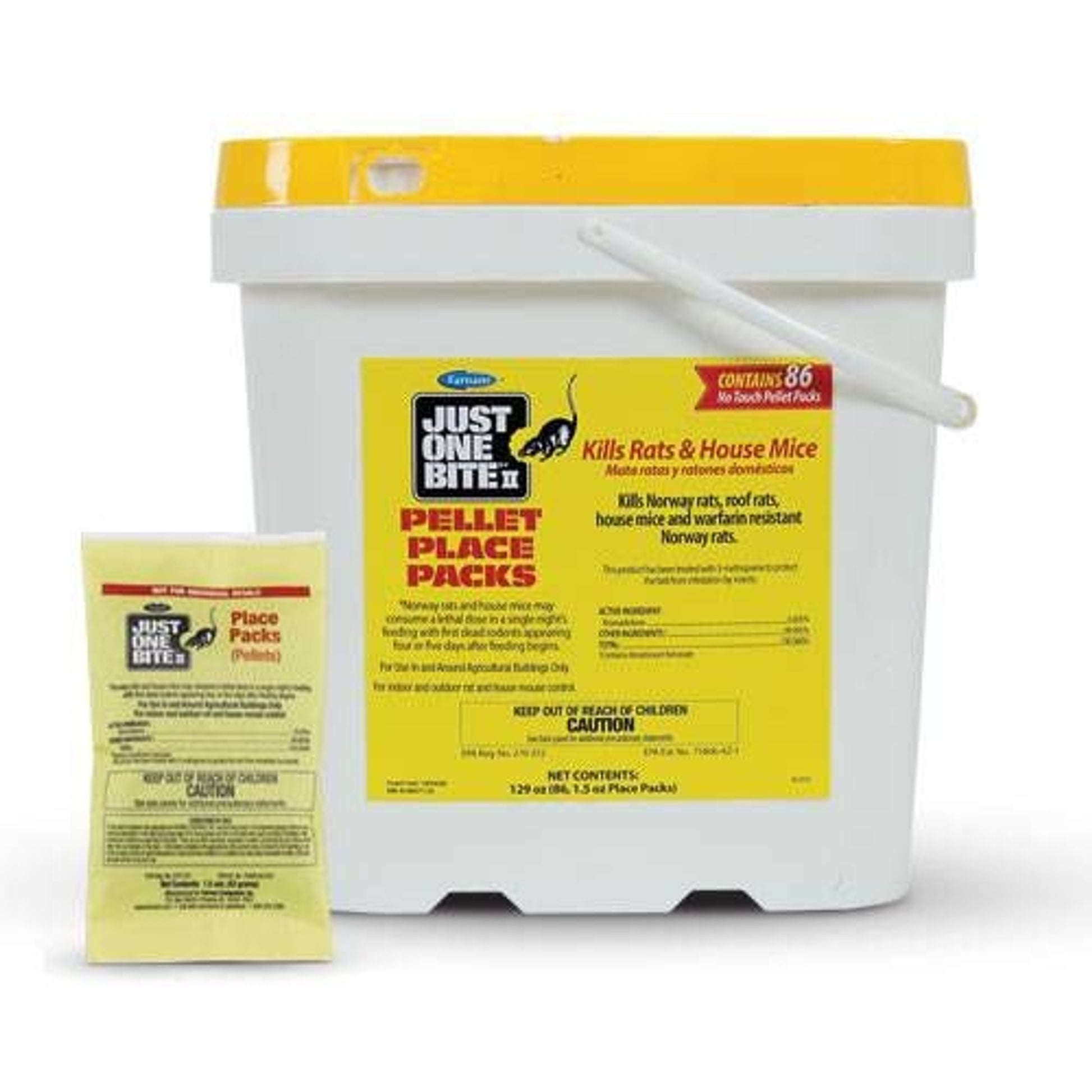 Farnam Just One Bite II Pellet Place Packs - 86 ct