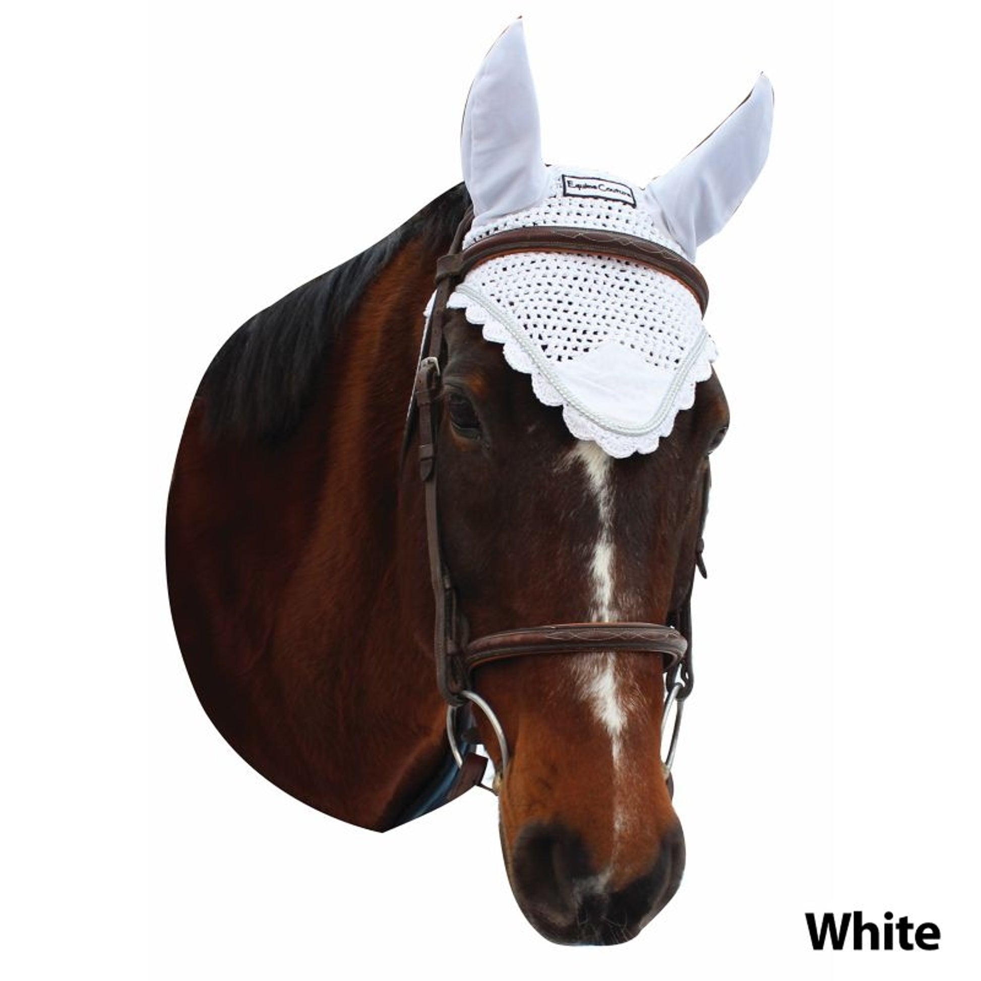Equine Couture Fly Bonnet with Silver Rope