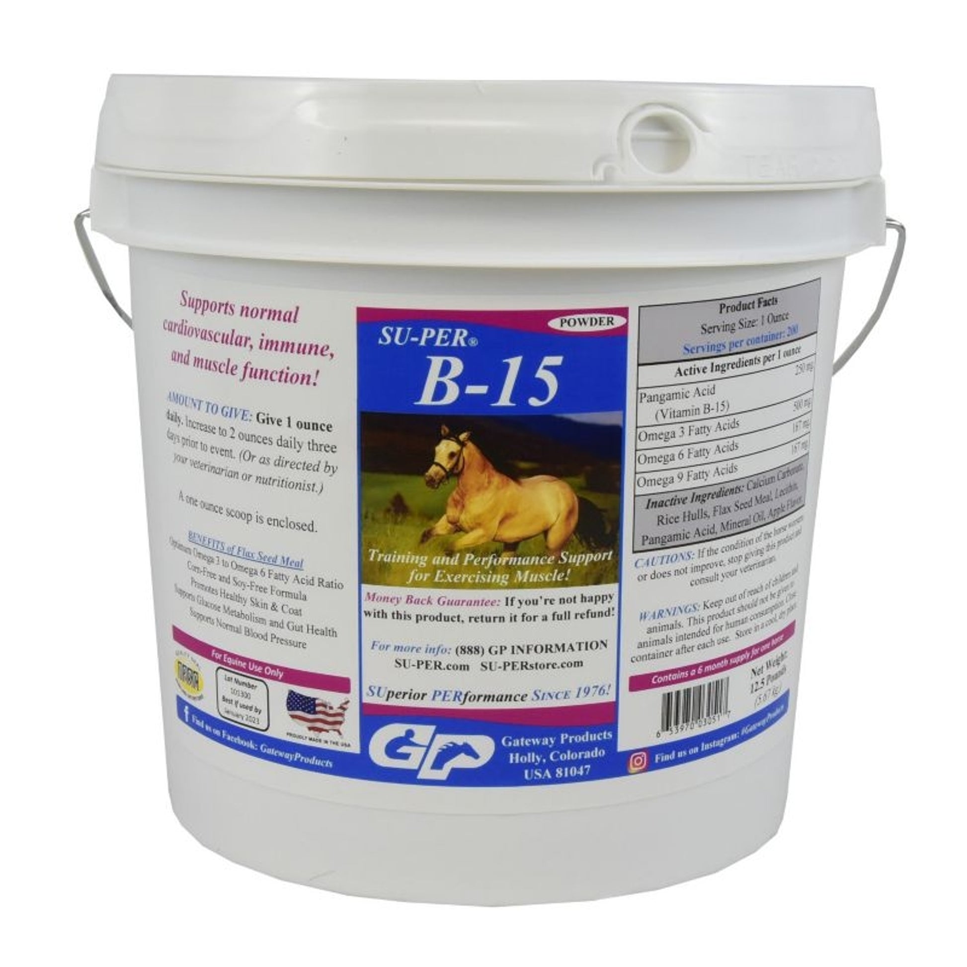 SU-PER B-15 Powder Supplement 12.5 lb
