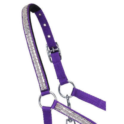 Tough1 Mini Adj Nylon Halter with Crystals
