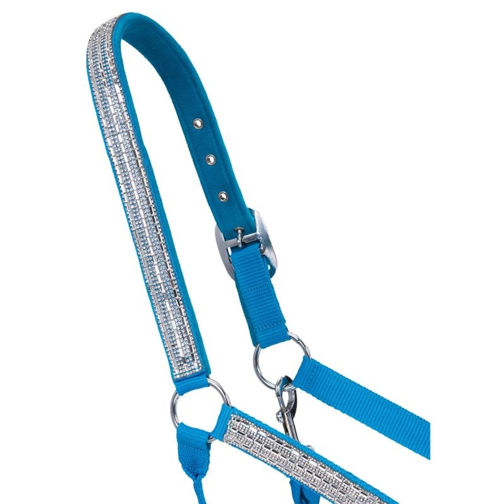 Tough1 Mini Adj Nylon Halter with Crystals