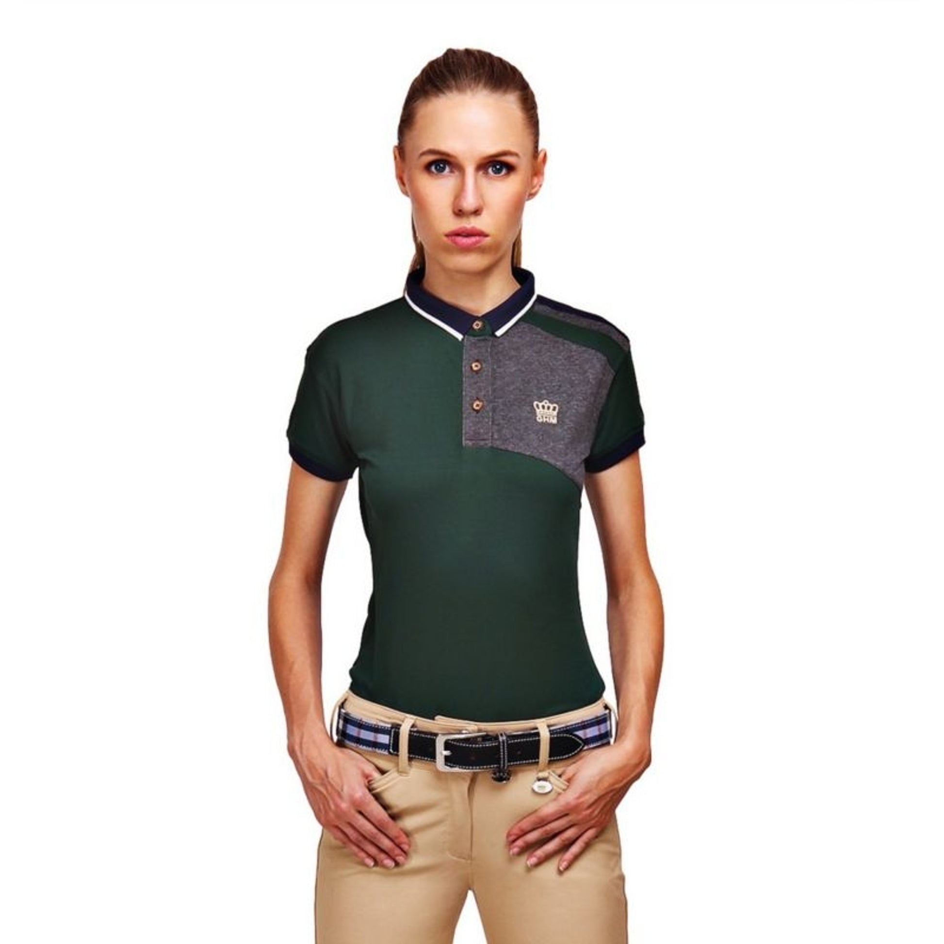 GHM Ladies Hunter Short Sleeve Polo