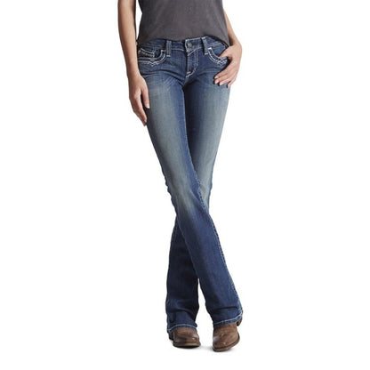 Ariat Ladies REAL Boot Cut Marine Jeans