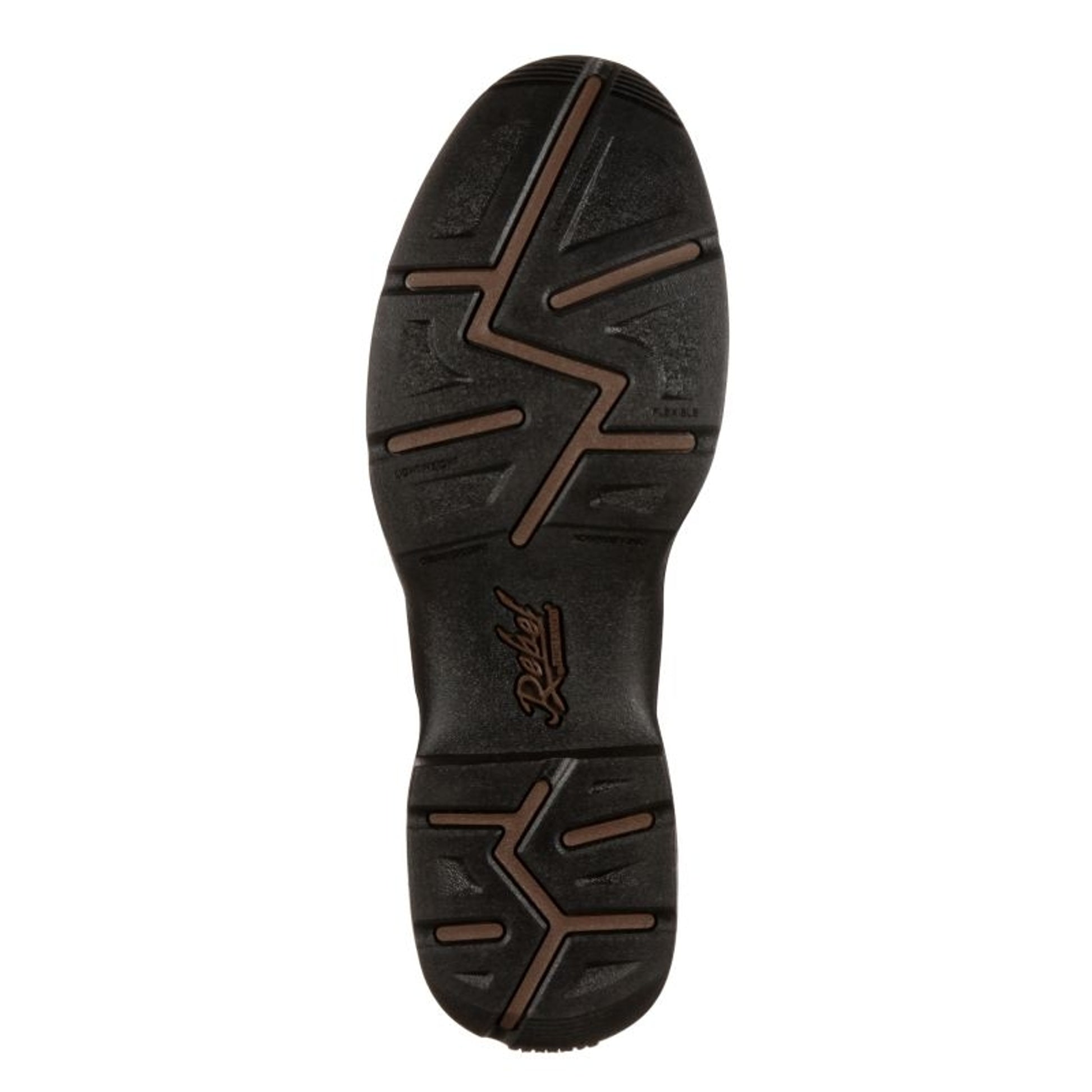 Durango Mens Rebel Rnd Toe Bark PullOn Boot