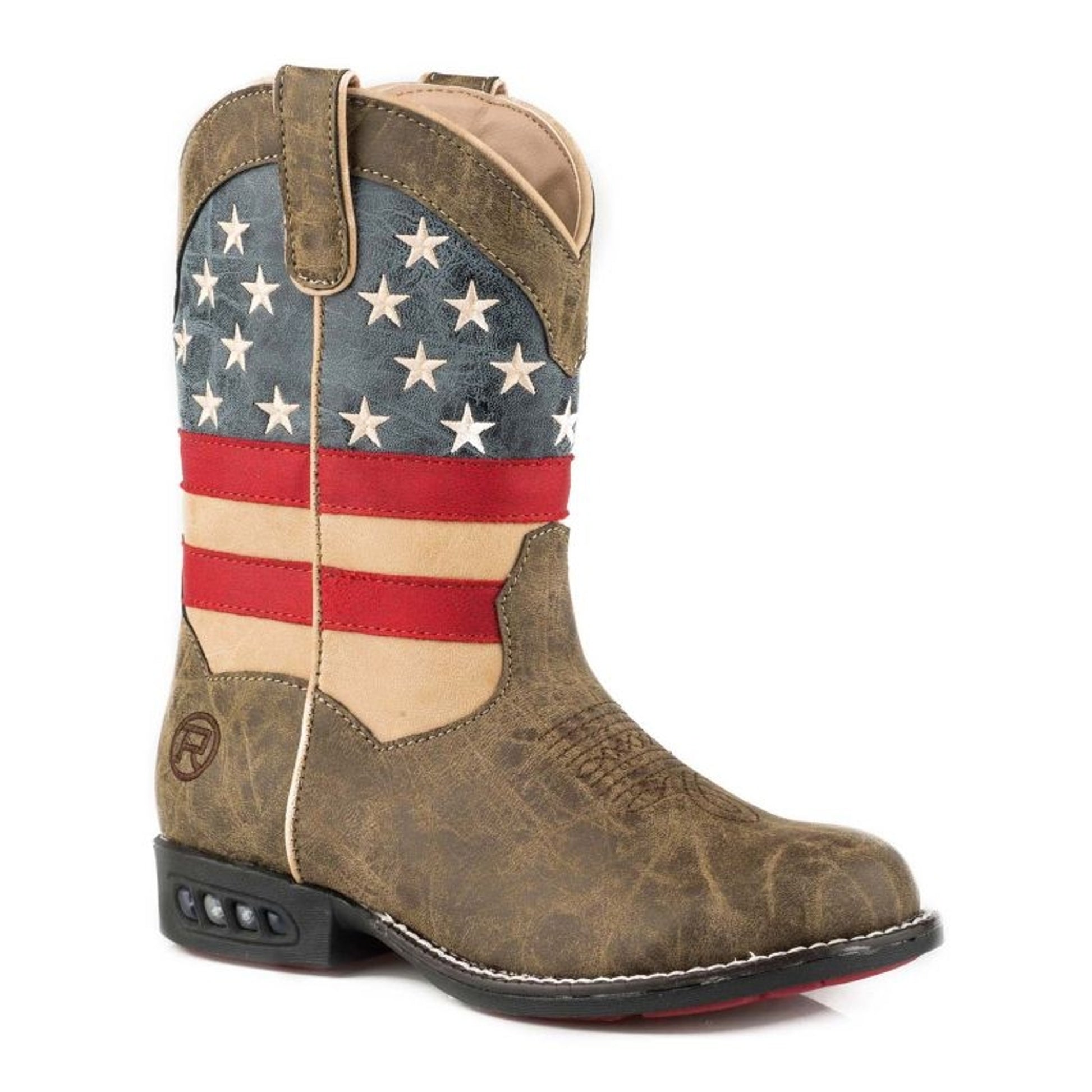 Roper Kids Patriot Round Toe Boots