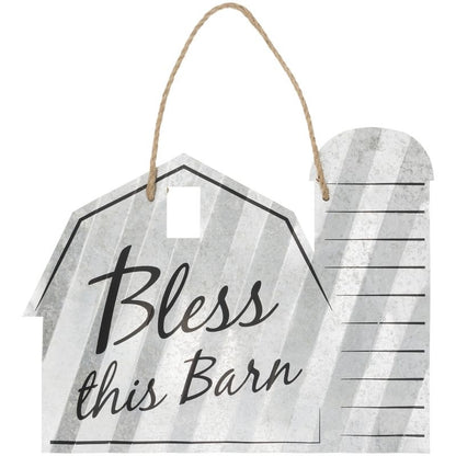Barn Shaped Metal Sign