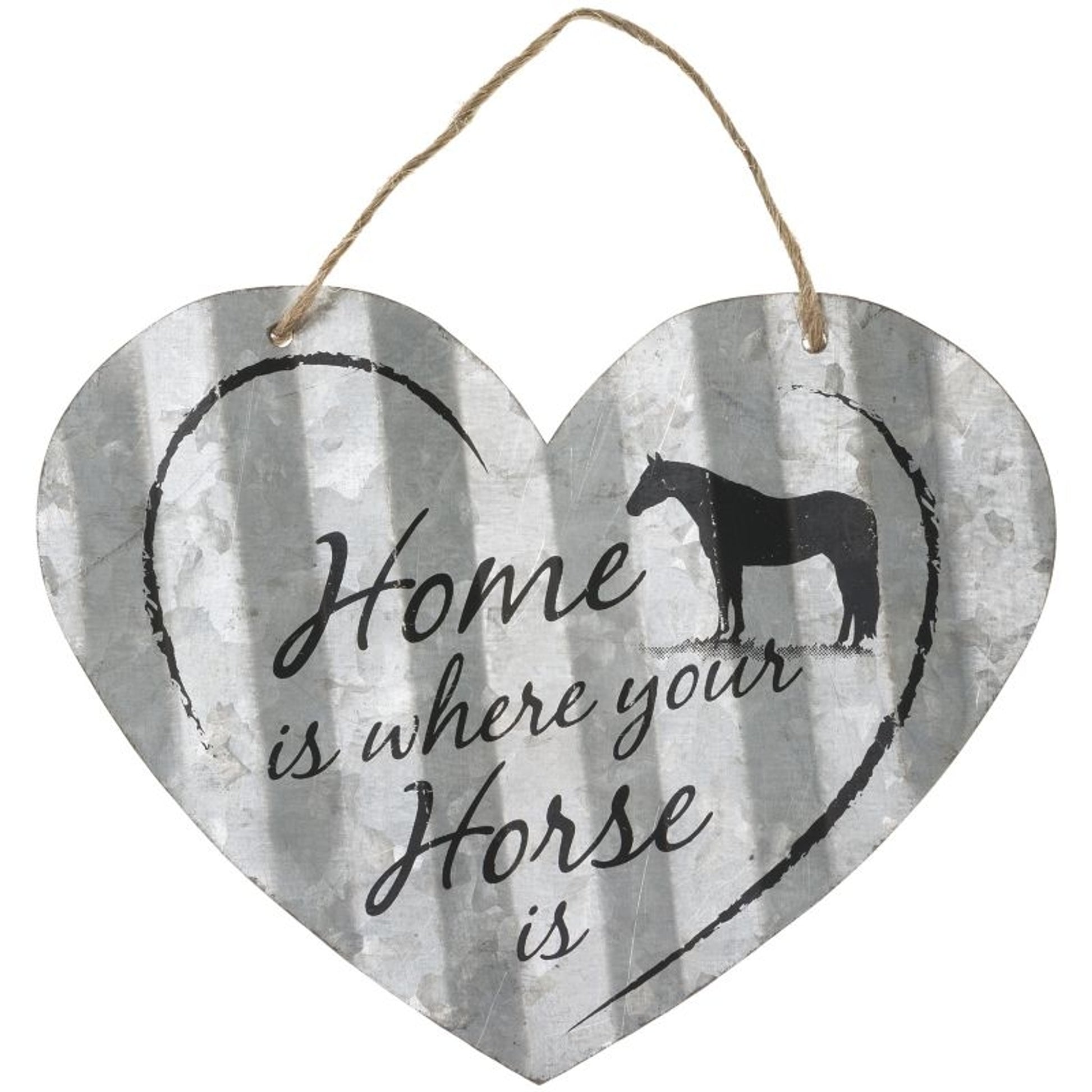 Heart Shaped Metal Sign