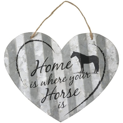 Heart Shaped Metal Sign