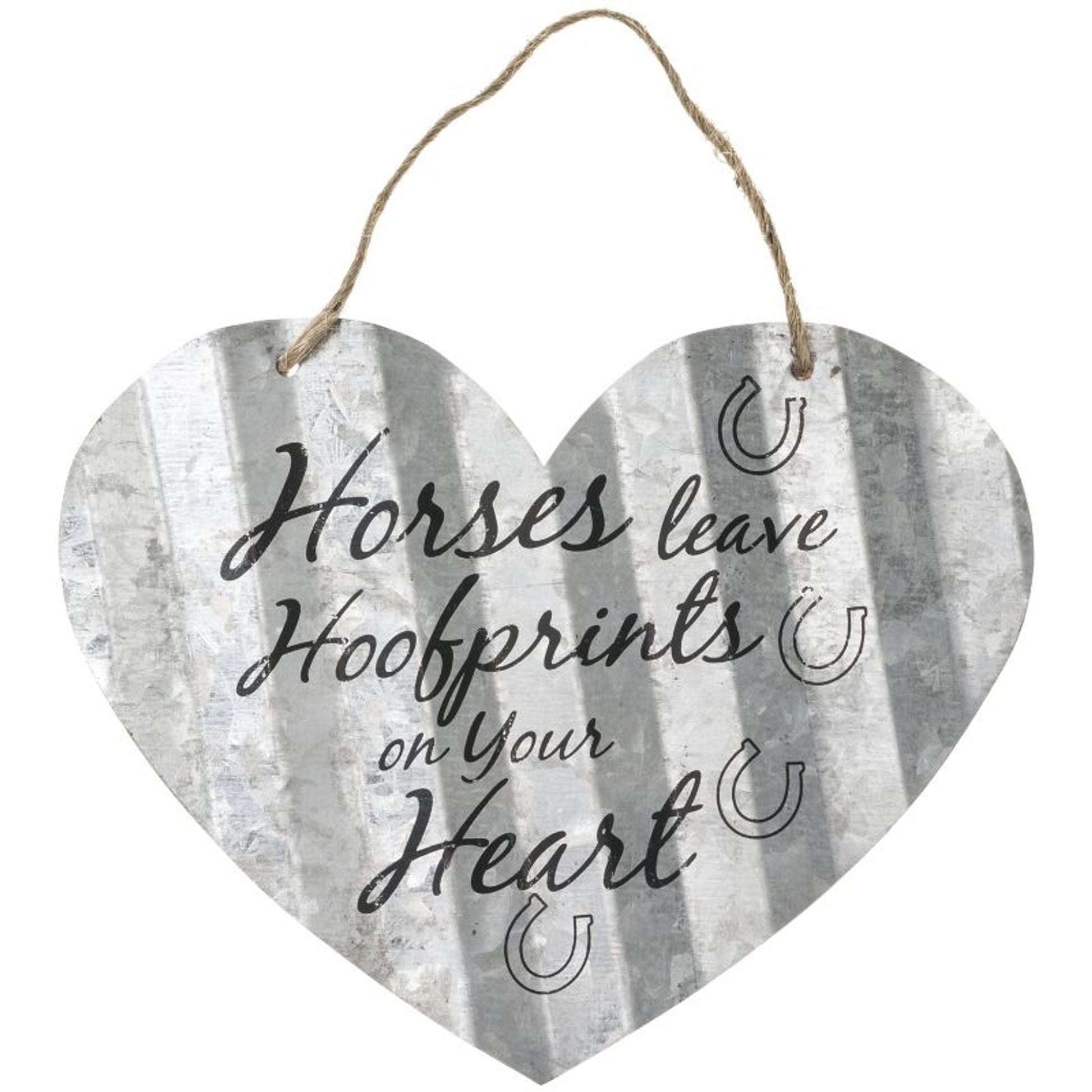 Heart Shaped Metal Sign