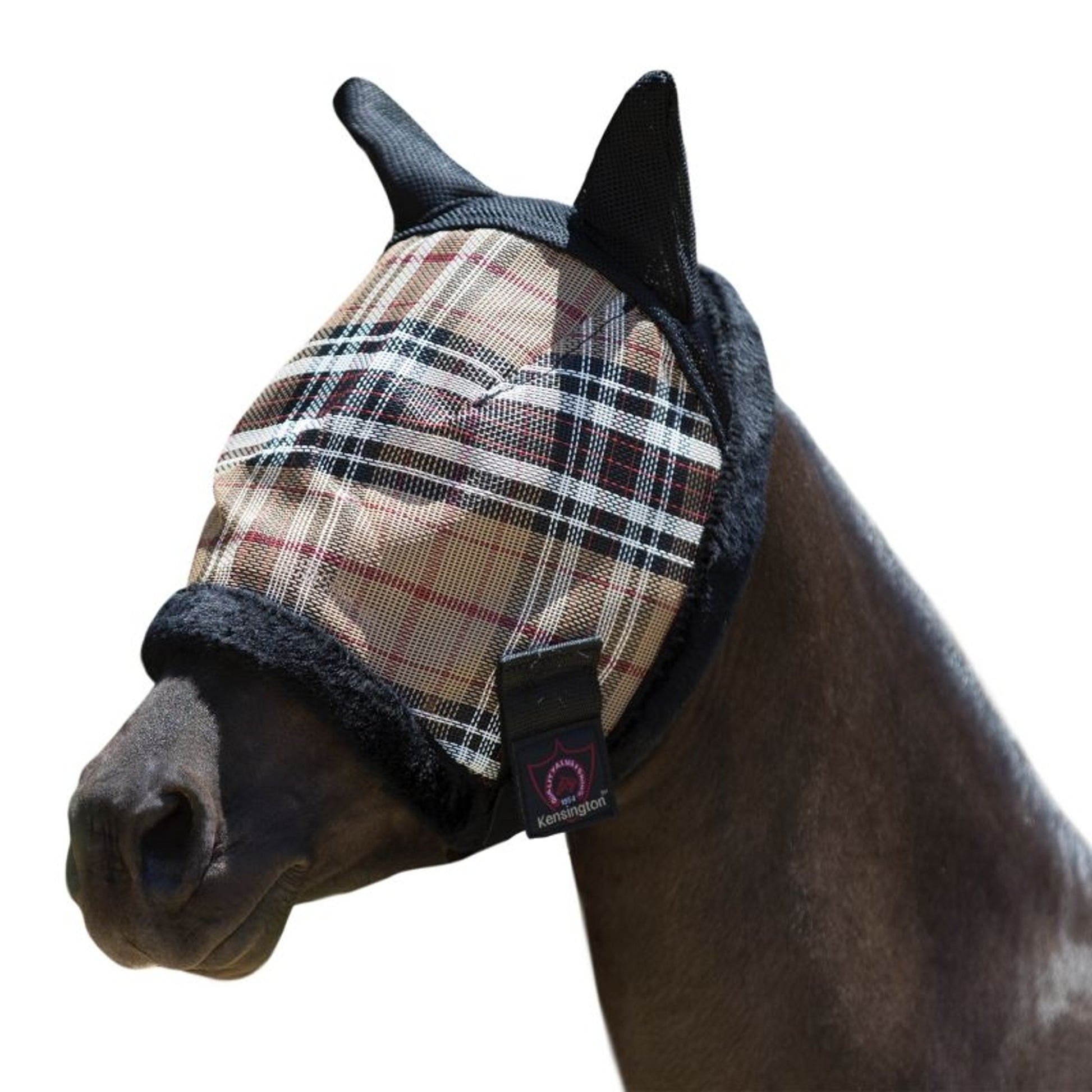 Kensington Miniature Signature Fly Mask with Plush Fl