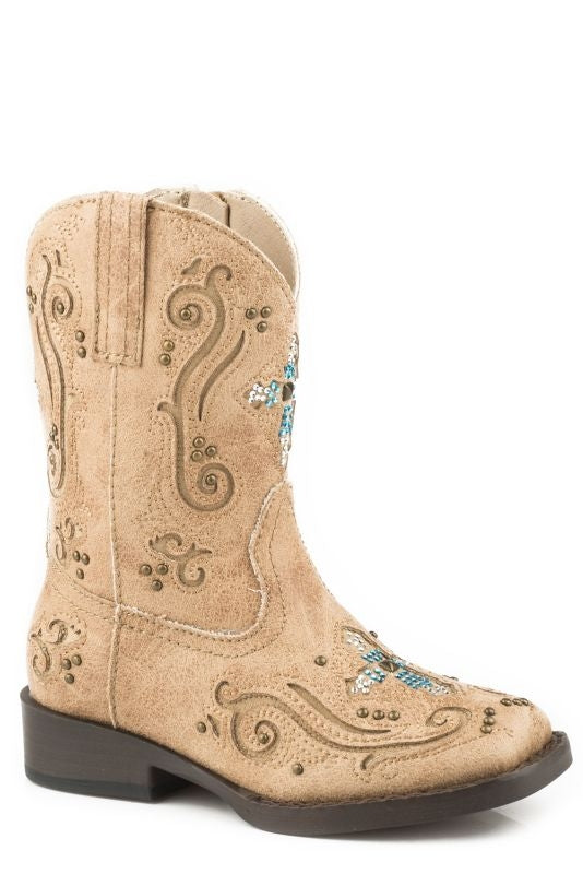 Roper Toddler Faith Square Toe Boots