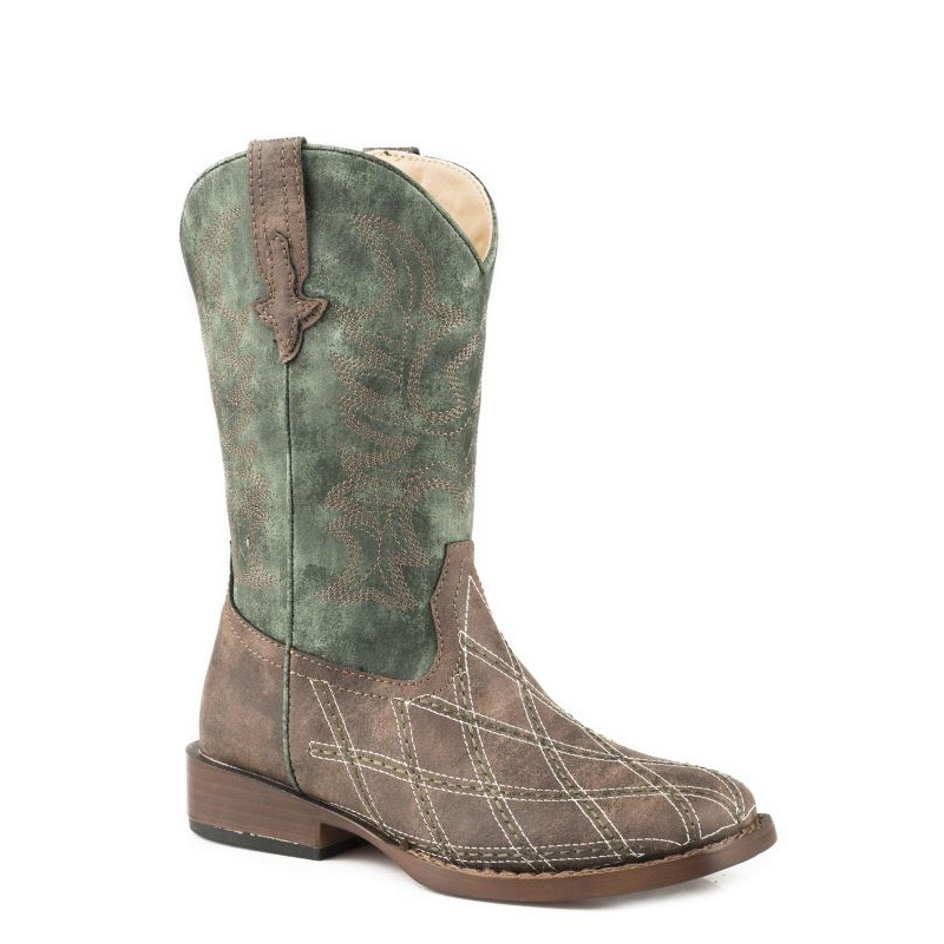 Roper Kids Crosscut Square Toe Boots