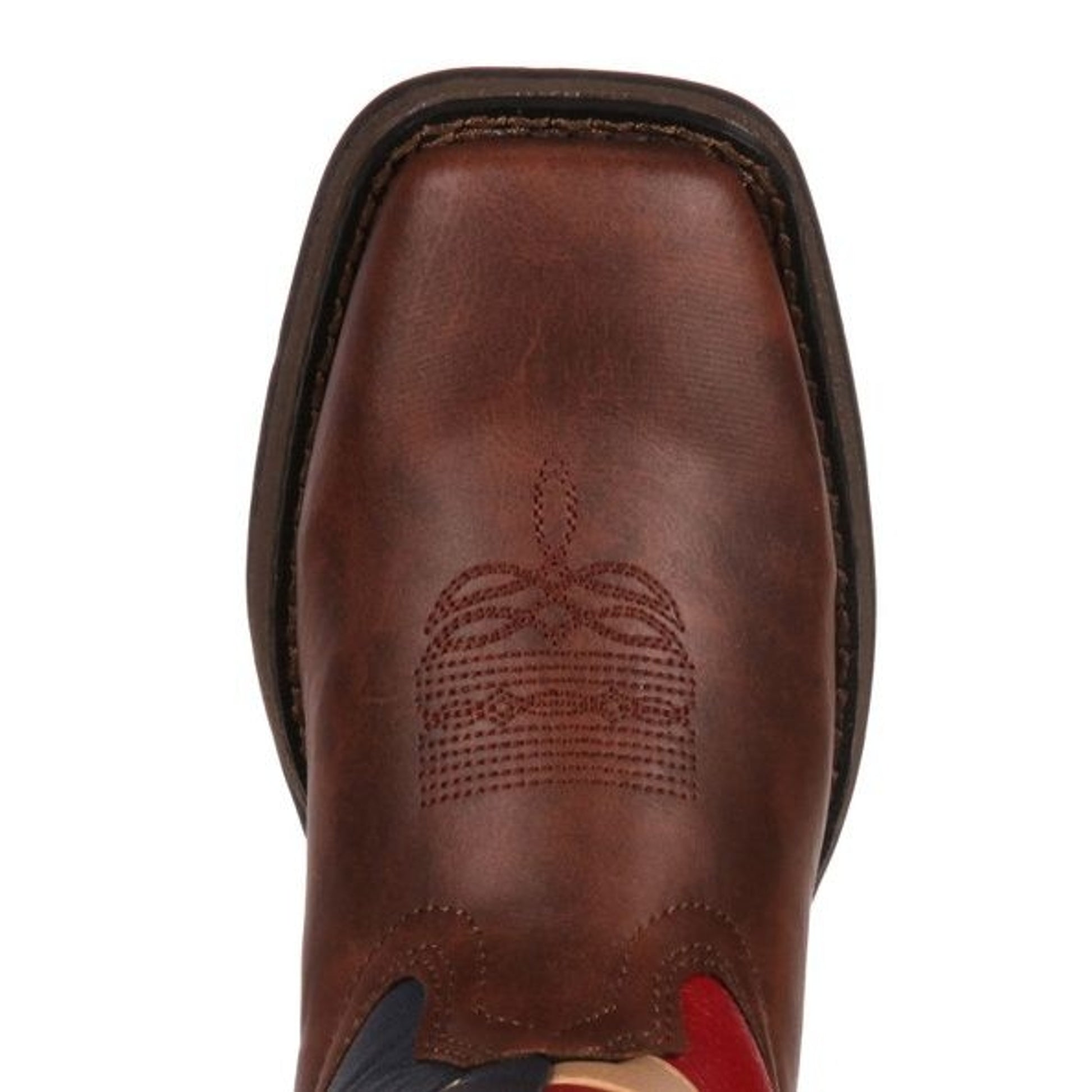 Lil Durango Kids Patriotic Sq Toe Flag Boots