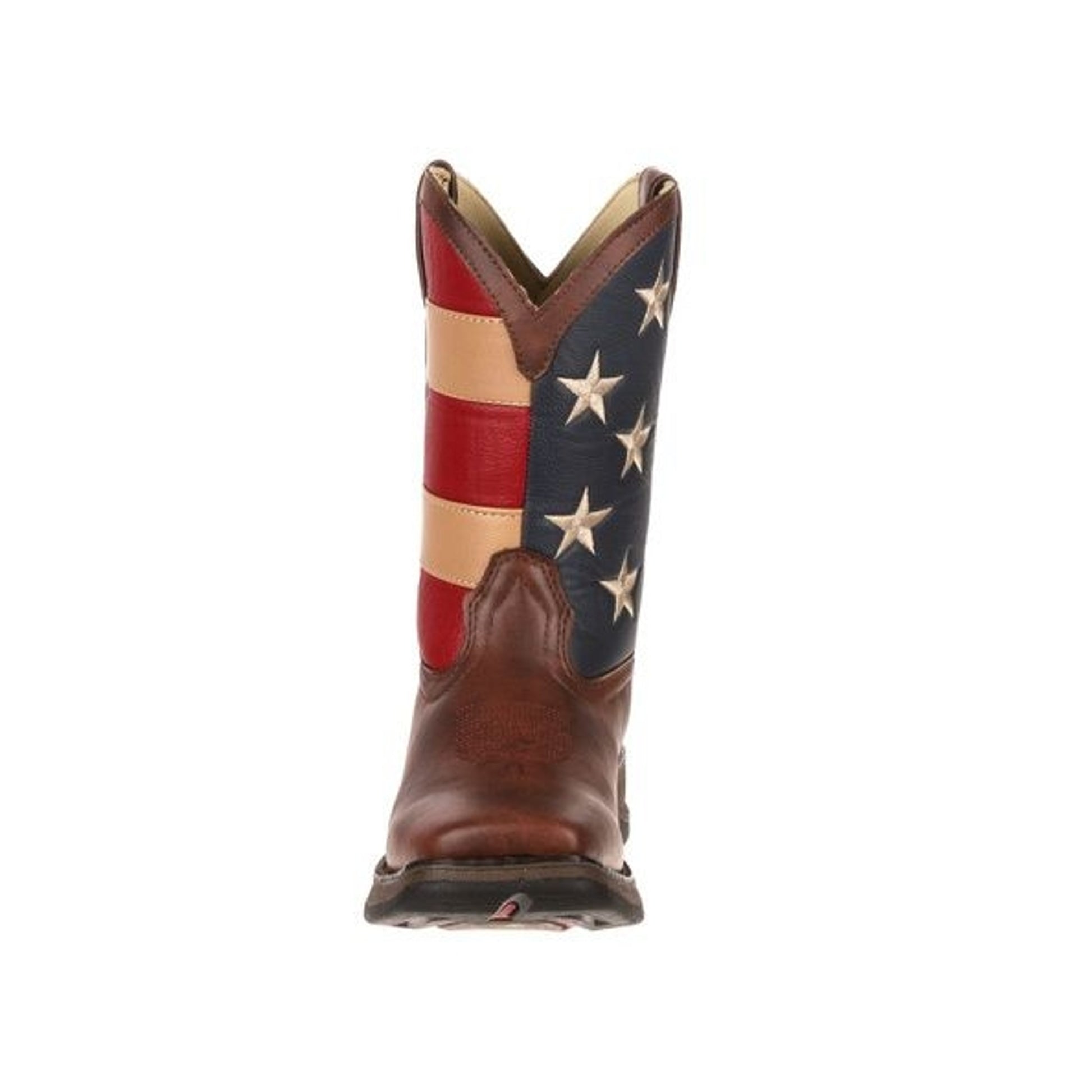 Lil Durango Kids Patriotic Sq Toe Flag Boots