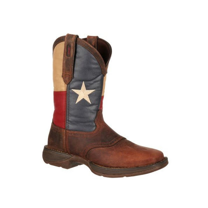 Durango Mens Patriotic Sq Toe Texas Boots