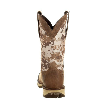 Rebel Durango Mens Desert Camo Sq Toe Boots